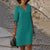 Dame Sommerkjole Elegant Design Lett Stoff-1
