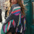 Dame Jakker Vinter Polstret Stripete Polyester 1