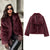 Vinterjakke Dame Plysj Komfortabel Polyester 5