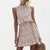 Damer Halter Minikjole Moderne Polyester 1