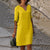 Dame Sommerkjole Elegant Design Lett Stoff-5