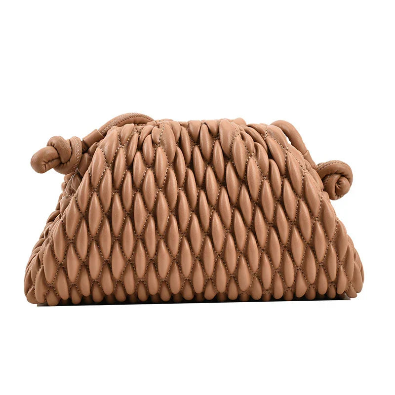 Kvinne Clutch Veske Elegant Sateng Med Romslig Innvendig Plass 3
