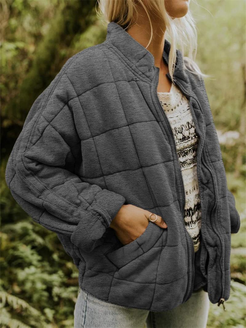Dame Vinterjakke Elegant Design Høy Kvalitet Polyester-1
