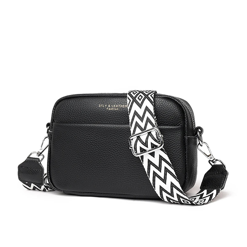Crossbody-veske i skinn av høy kvalitet