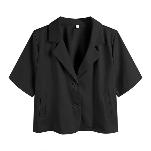 Kortermet blazer til dame