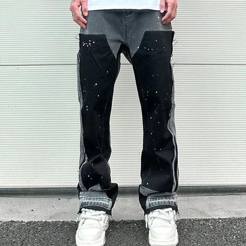 Herre Blusset Jeans Streetwear Denim Komfortabel Passform 2