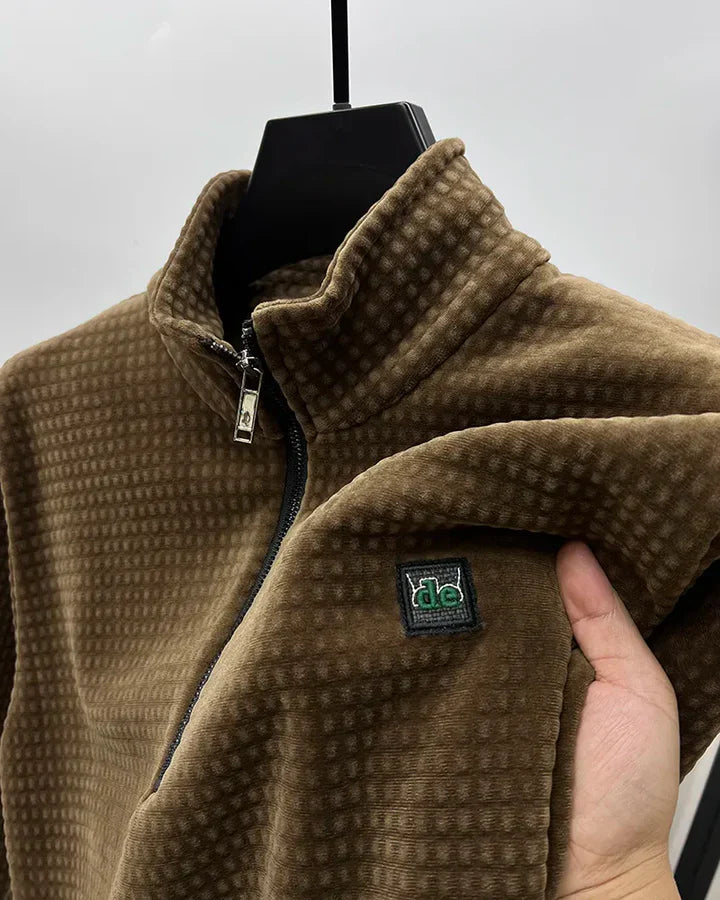 Variant image for Herre Halv Zip Genser i Myk Alpaka Fleece-25