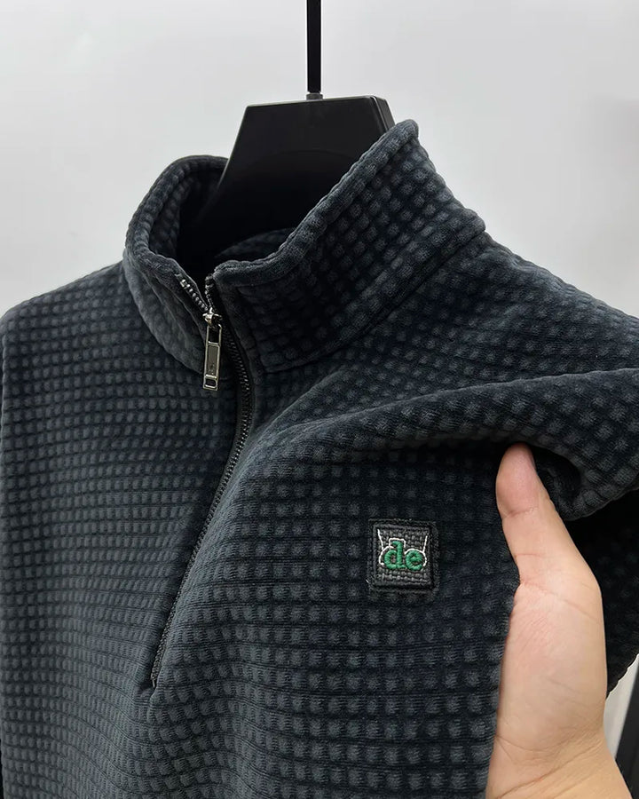 Variant image for Herre Halv Zip Genser i Myk Alpaka Fleece-9