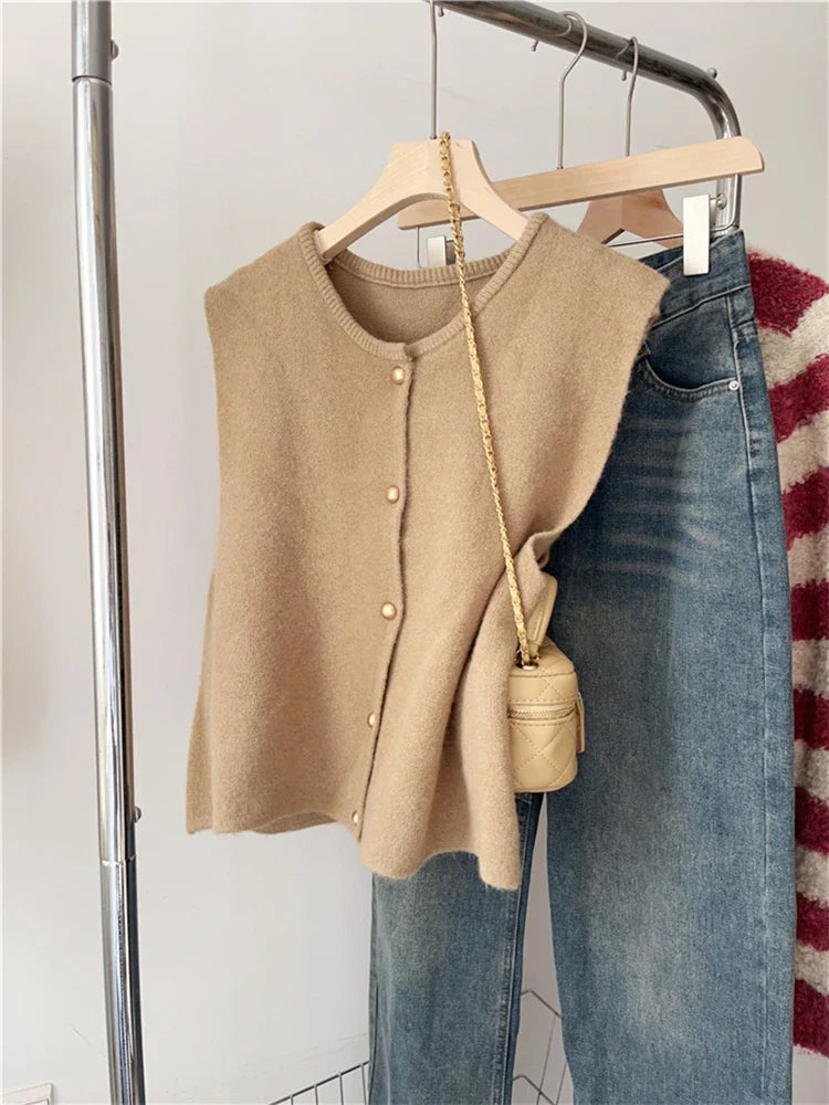Variant image for Kvinne Cardigan Klassisk Stil Myk Bomullsblanding-5