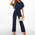 Variant image for Dame Jumpsuit Bred Ben Blonderdetalj Polyester Slank Passform-33