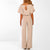 Dame Jumpsuit Bred Ben Blonderdetalj Polyester Slank Passform-3