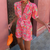 Dame Jumpsuit Pustende Bomull Trendy Design 2