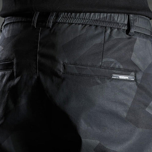 Herre Bukser Slim Fit Moderne Design Polyester Bomull