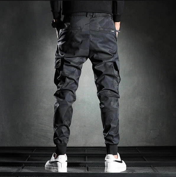 Herre Bukser Slim Fit Moderne Design Polyester Bomull