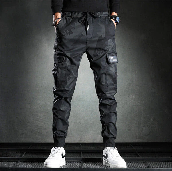 Herre Bukser Slim Fit Moderne Design Polyester Bomull