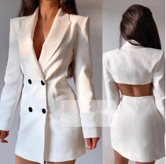 Variant image for Dame Blazerkjole To-Row Elegant Polyester-1
