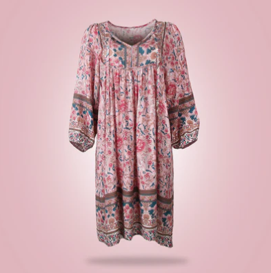 Kvinners Minikjole V-hals Polyester Elegant