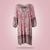 Kvinners Minikjole V-hals Polyester Elegant