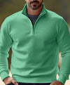 Variant image for Herre Genser Half Zip Komfortabel Bomull-41