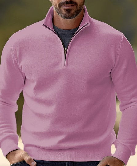 Variant image for Herre Genser Half Zip Komfortabel Bomull-57