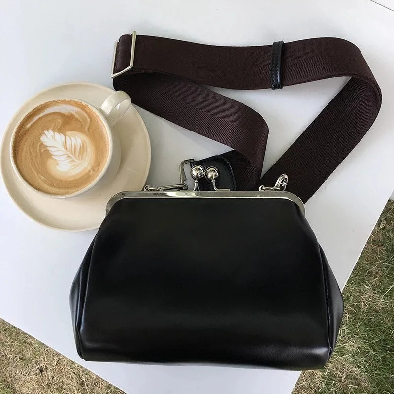 Dame Crossbody Veske Elegant Bærekraftig PU-Skinn 4