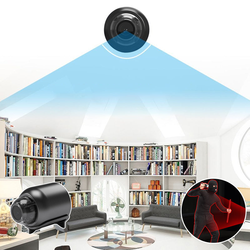 Mini Kamera HD WiFi Sikkerhet Kompakt Plast-1
