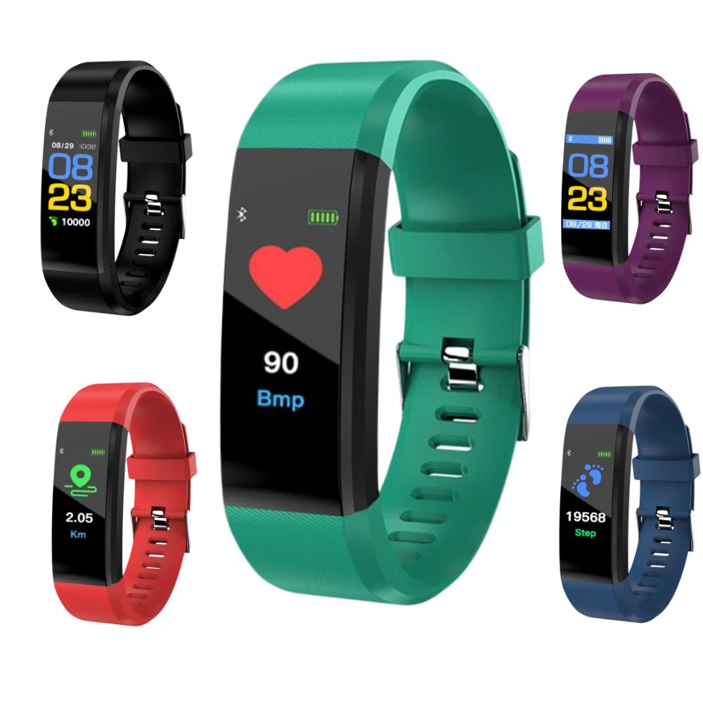 Senior smartklokke med helsemonitor og treningsfunksjoner