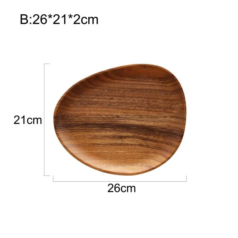 Serveringsbrett Minimalistisk Oval Design for Dekorasjon og Servering 10