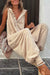 Dame Jumpsuit Uformell med Hetta Pustende Bomull-3
