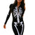 Skelett Kostyme for Halloween med Grusom Trykk 4