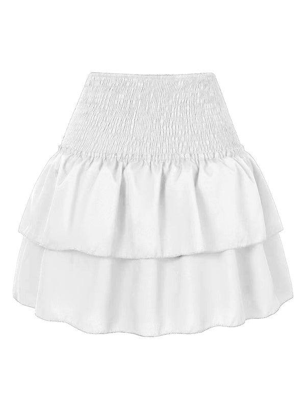 Skjørt Dame A-Linjeet Plisserte Blomsterprint Polyester 1