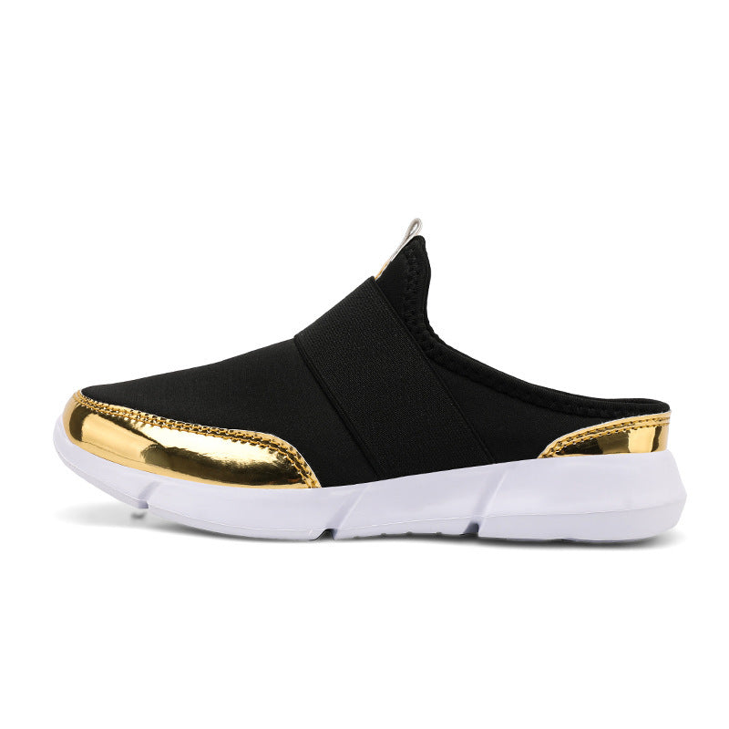 Sko Dame Slip-On Med Elastisk Overdel Moderne Design 0