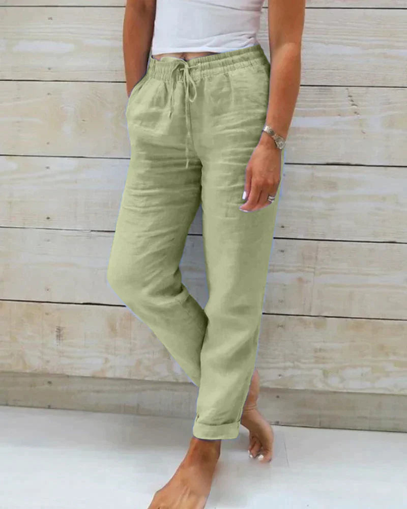 Dame Linbukser Lette og Stilige i 100% Lin for Sommer-1