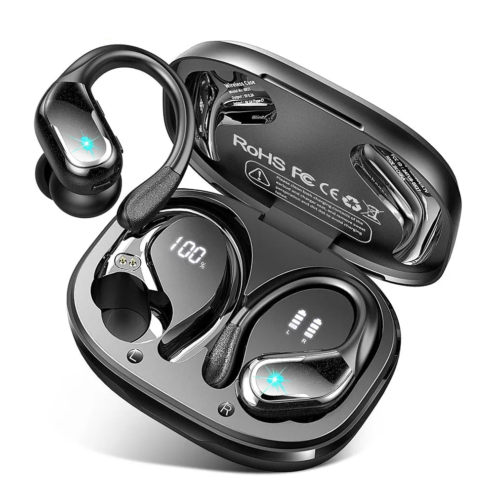 Trådløs Ørepropper Sport Med 75 Timer Batterilevetid Og Vanntett Design 0