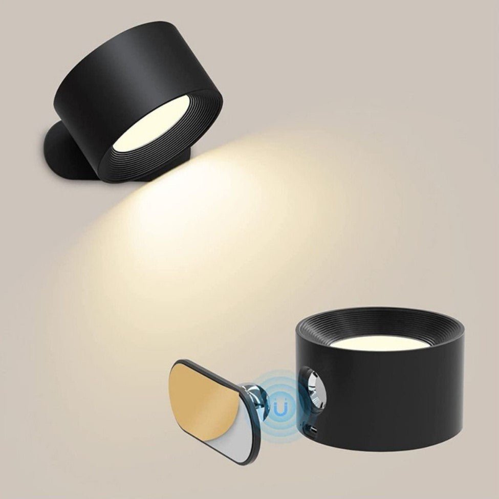 Trådløs Vegglampe for Stue og Soverom - Moderne Leselampe med Magnetisk Festemekanisme 6