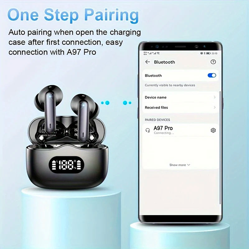 Trådløse Støydempende Ørepropper For Trening Med Bluetooth 5.3 5