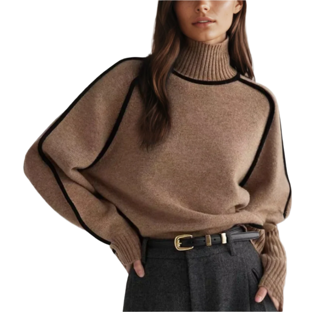 Ullgenser Dame Turtleneck Myk Cashmere Elegant Casual Stil 0