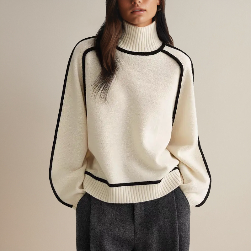 Ullgenser Dame Turtleneck Myk Cashmere Elegant Casual Stil 6