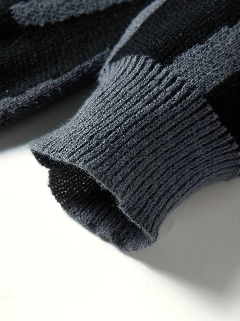 Ullgenser Herre Heklet Uformell Stil 3