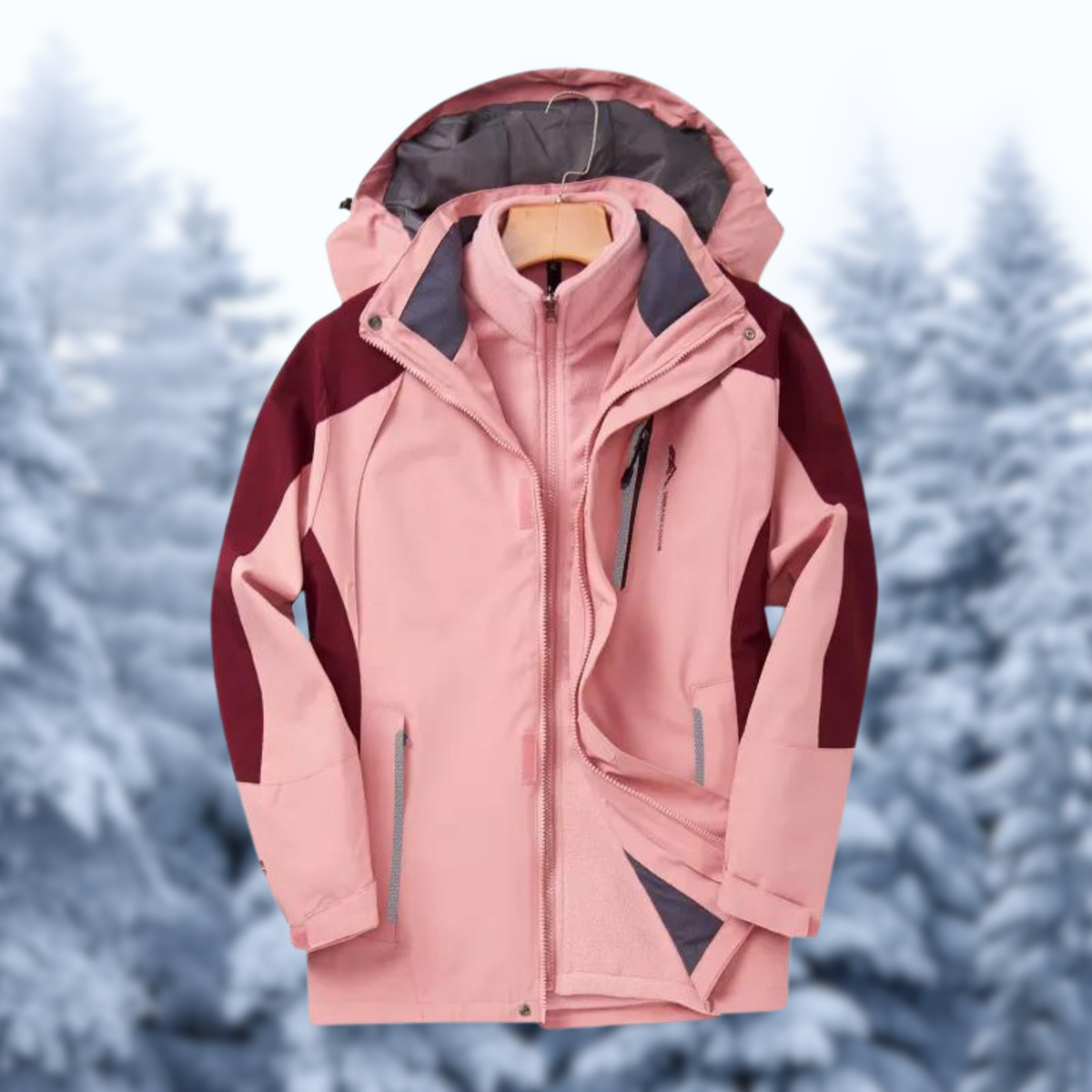 Unisex 3-i-1 Jakke Fasjonabel 3