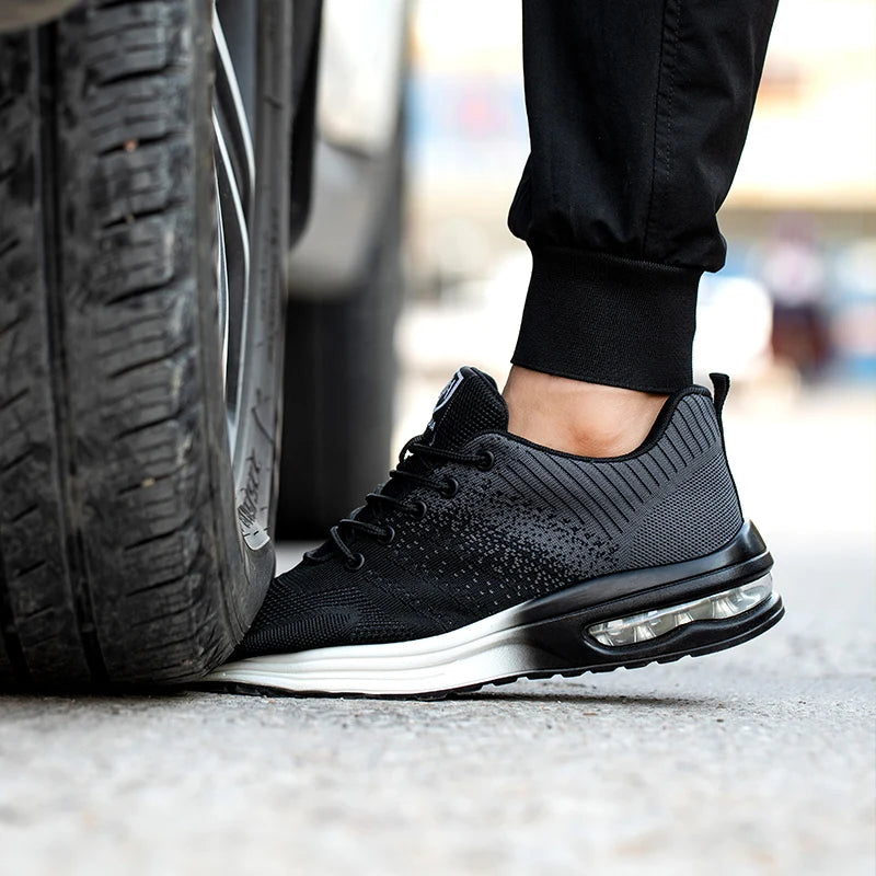 Unisex Arbeidssko Stålhette Kevlar Anti-Punksjon Gummisåle 3