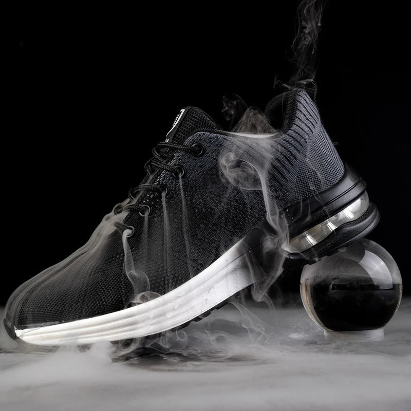 Unisex Arbeidssko Stålhette Kevlar Anti-Punksjon Gummisåle 4