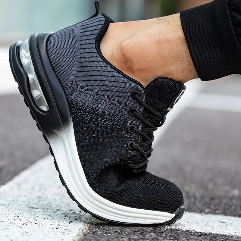 Unisex Arbeidssko Stålhette Kevlar Anti-Punksjon Gummisåle 6