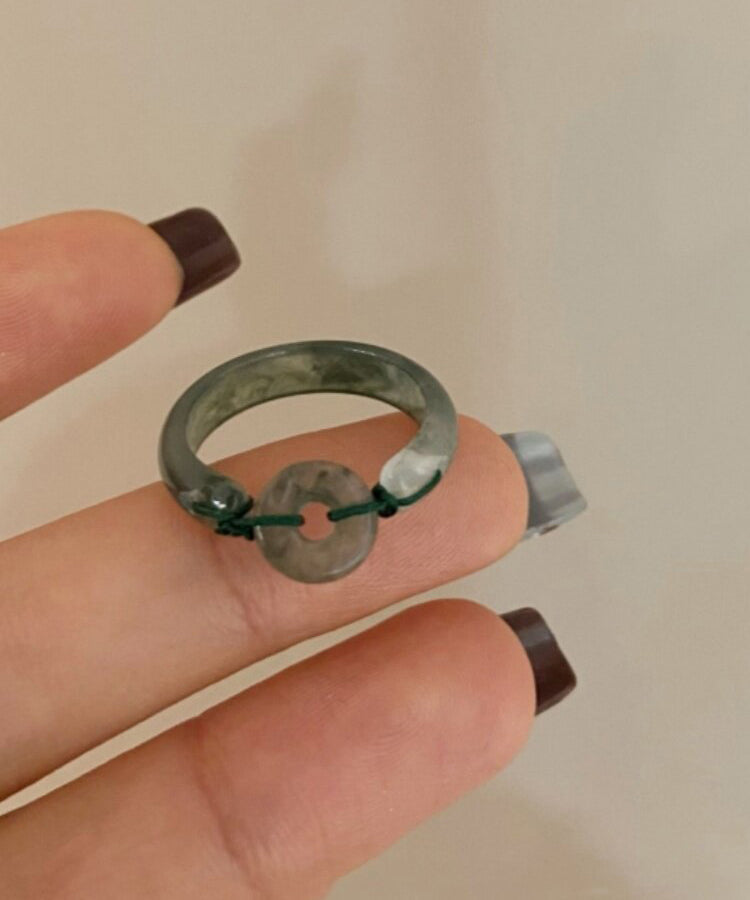 Unisex Armbånd med Kinesisk Stil og Vevet Chalcedony Design 4