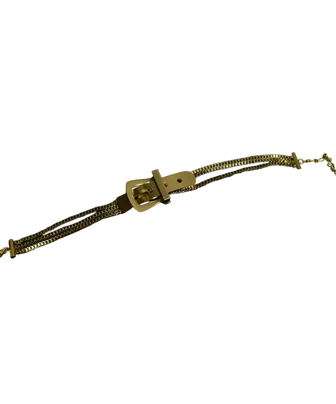 Unisex Armbånd med Overgild Spenne Stylish Design 4