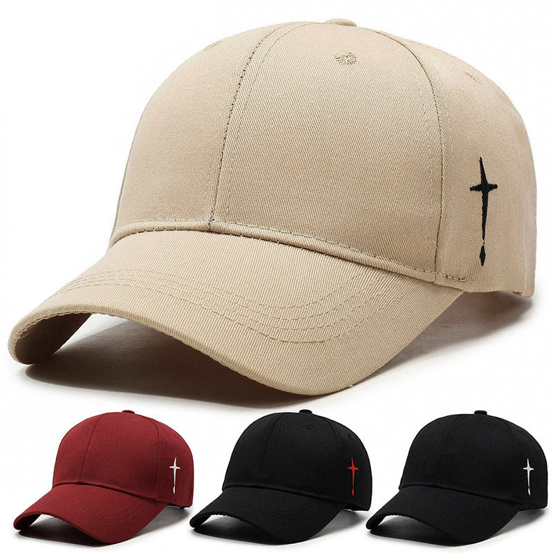Unisex Baseballcap med Dristige Broderinger Avslappet Stil 1
