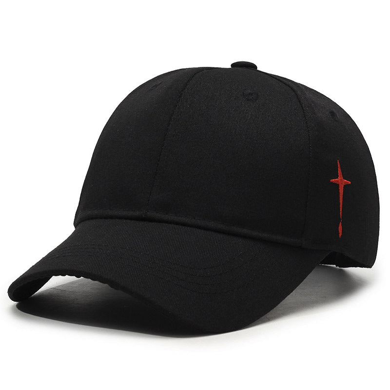 Unisex Baseballcap med Dristige Broderinger Avslappet Stil 4