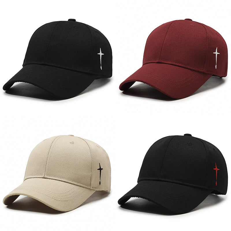 Unisex Baseballcap med Dristige Broderinger Avslappet Stil 5