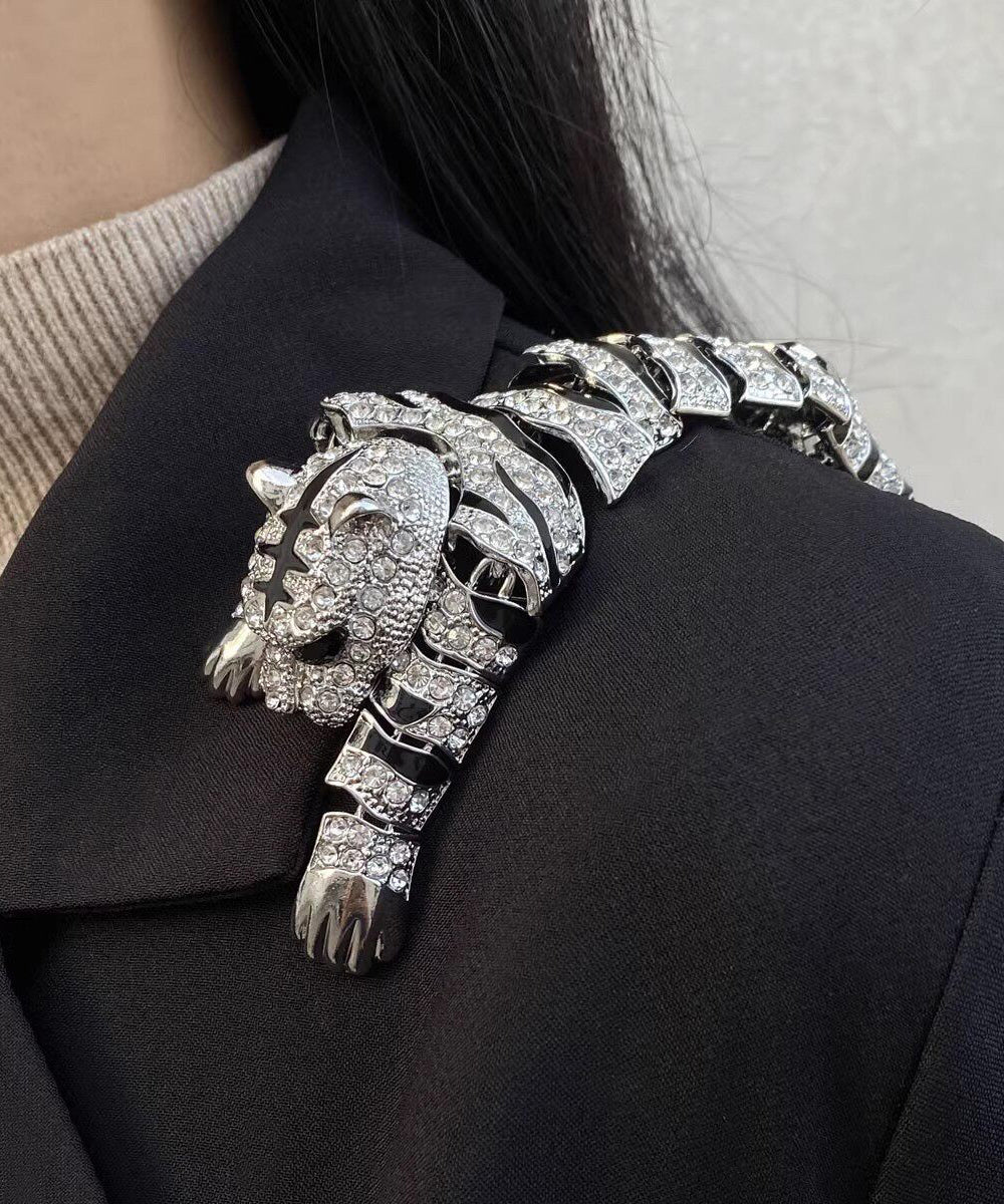 Unisex Brosje Oversize Tiger Design 0