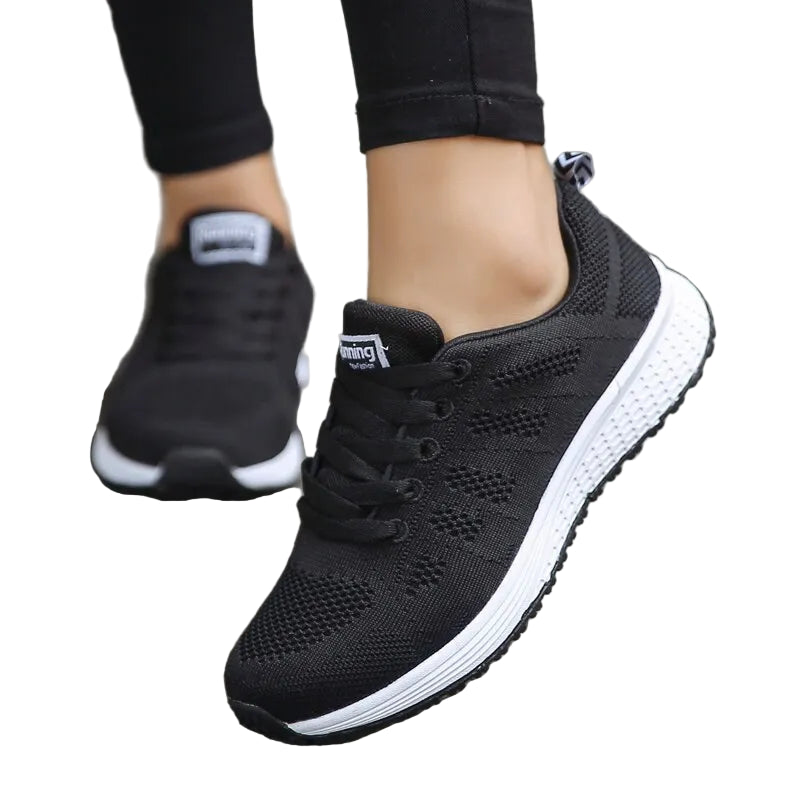 Unisex Fritidssko Pustende Mesh Flate Sneakers 0